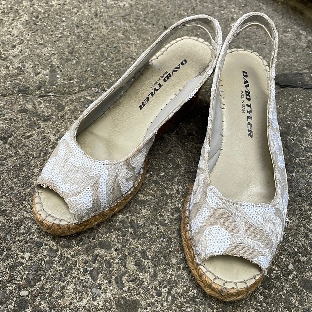Espadrilles with sequins